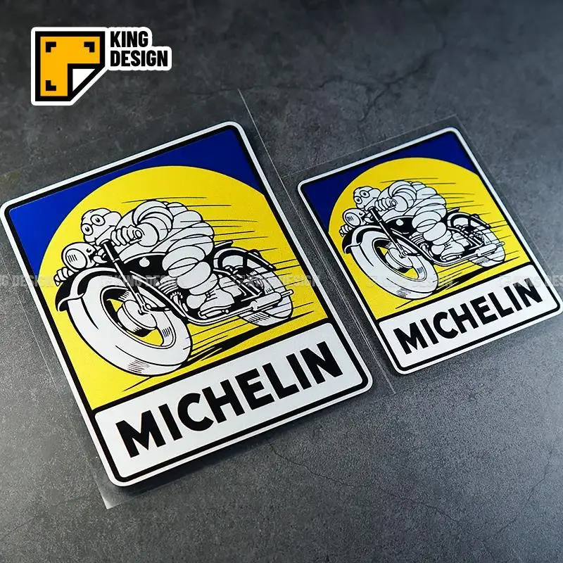 

Скорость, одобренный демоном! - Светящаяся наклейка Michelin White Tire Edition
