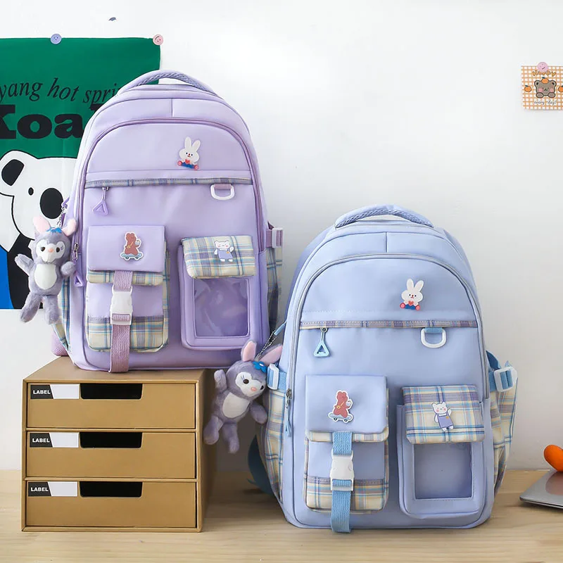 

Large Capacity Kids Backpack for Boy Fashionable Cute Backpacks Lightweight Casual School Bags Versatile Designer Bag Mochila 백팩