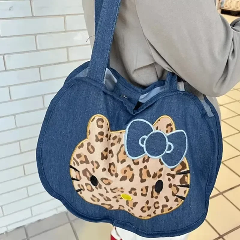 

Sanrio Hello Kitty Handbag Cartoon Anime Cute KT Cat Shoulder Bag Kawai Fashion Messenger Bag Large Capacity Women Holiday Gifts