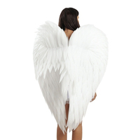 Angel Feather Wings Holiday Party Decoration Props Scene Layout Party Christmas Decor  Halloween performance back decoration