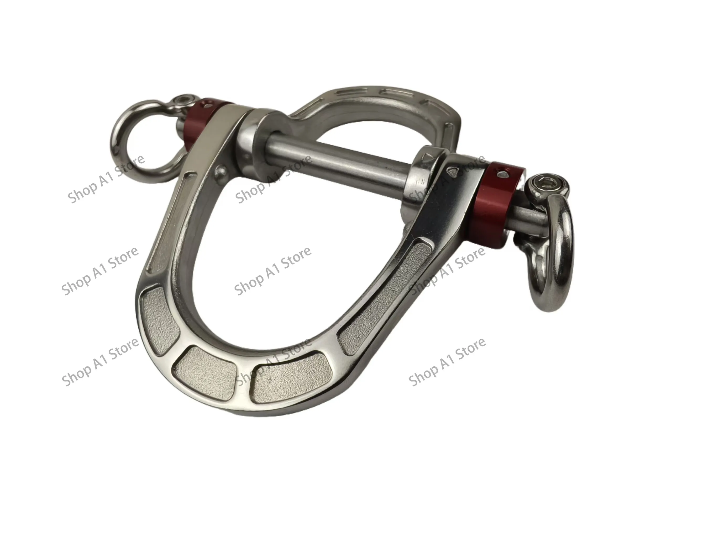 Size D ring contains a pair of hanging ears  A pair of hanging ears
