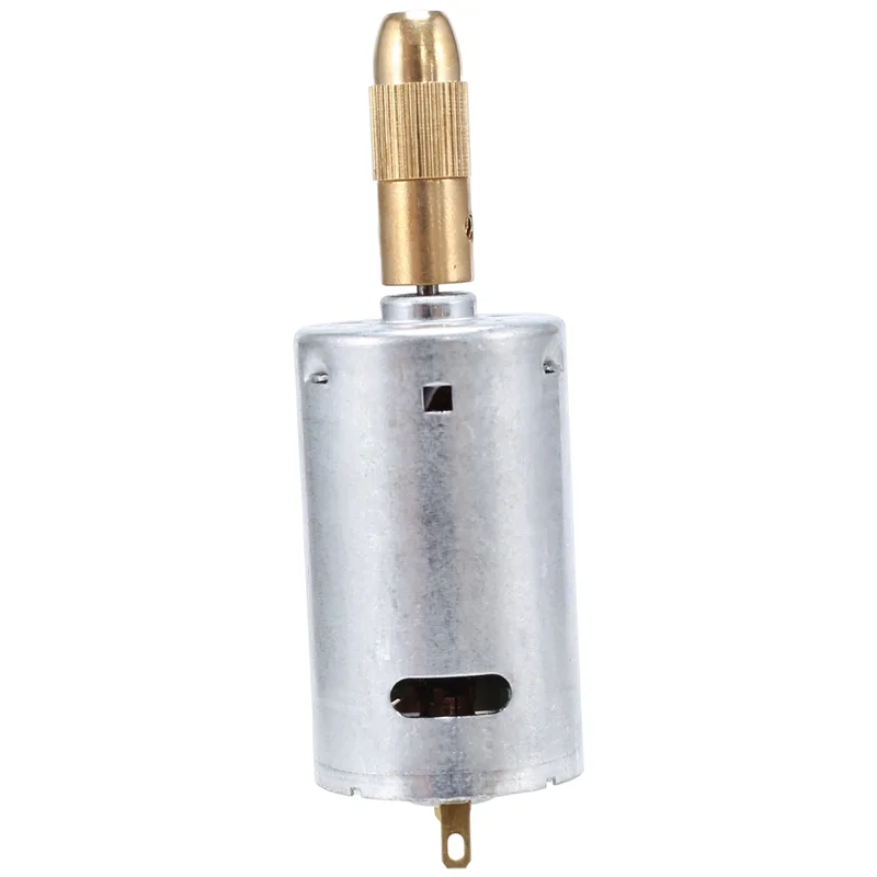 

GTBL 5X Mini Electric Hand Drill Bit Set DC 12V Motor 0.5-3Mm HSS Twist Drill Bit With 25Pcs Chuck Collets