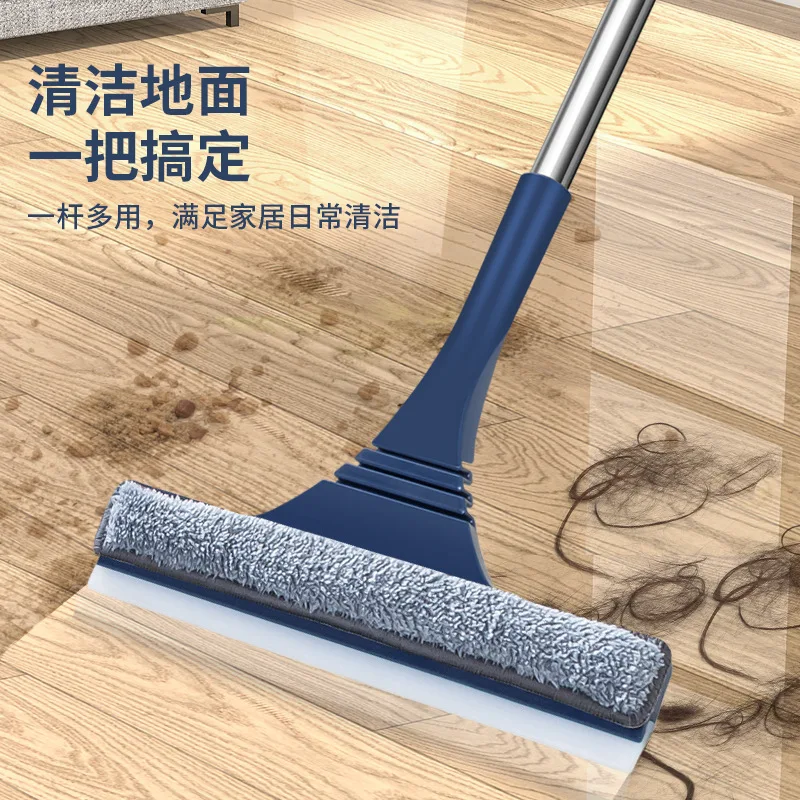 2 in 1 Window Mesh Screen Brush Window Cleaner Magic Broom Wiper Telescopic Long Handle Window Mop Squeegee Wiper Cleaning Tool - view 4