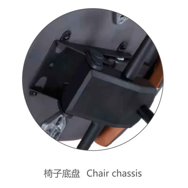 Modern Luxury Office Chair with Adjustable Headrest Genuine Leather Furniture and Office Mechanism