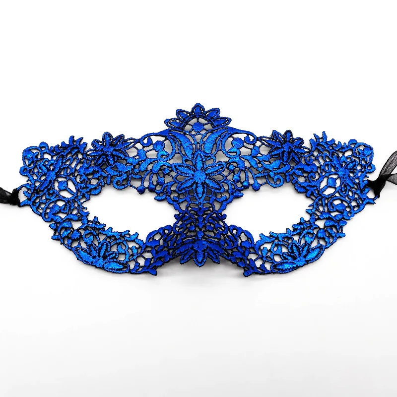 Women Sexy Hollow Lace Mask Exotic Princess Face Mask Costume Nightclub Queen Eye Mask Masquerade Party Cosplay Prom Props