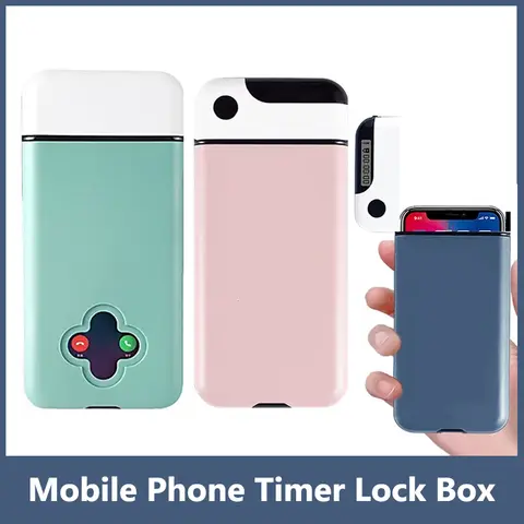 Mobile Phone Lock Box With Timer Self-discipline Timed Box for Students Smartphone Locking Case Safe Timed Lockbox For IPhone