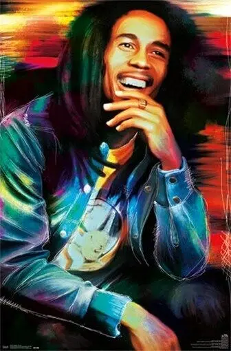 BOB MARLEY POSTER Amazing Pop Art RARE HOT NEW 24x36