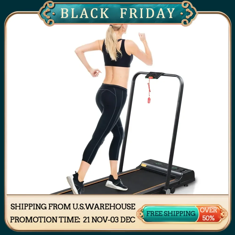 0.75HP Single Function Electric Treadmill -2.25hp -60Hz 0.6-7.4mile/H great bearing capacity up to 100kg Bluetooth (Treadmills