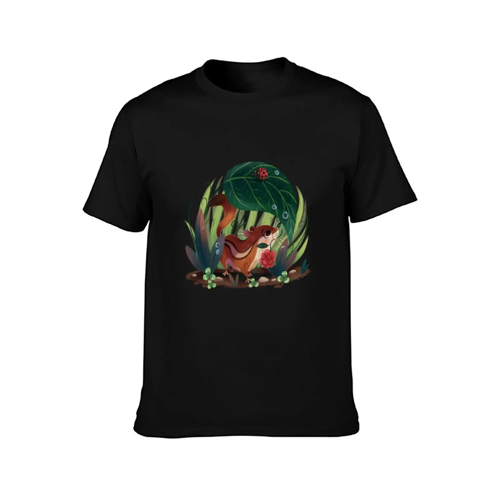 Chipmunk T-Shirt Big and Tall Short Sleeve Tee T-Shirt