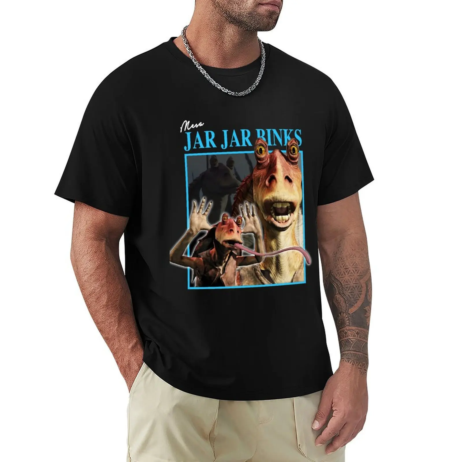 

Retro Jar Jar Binks T-shirt T-Shirt plain sports fans plus size tops mens graphic t-shirts big and tall