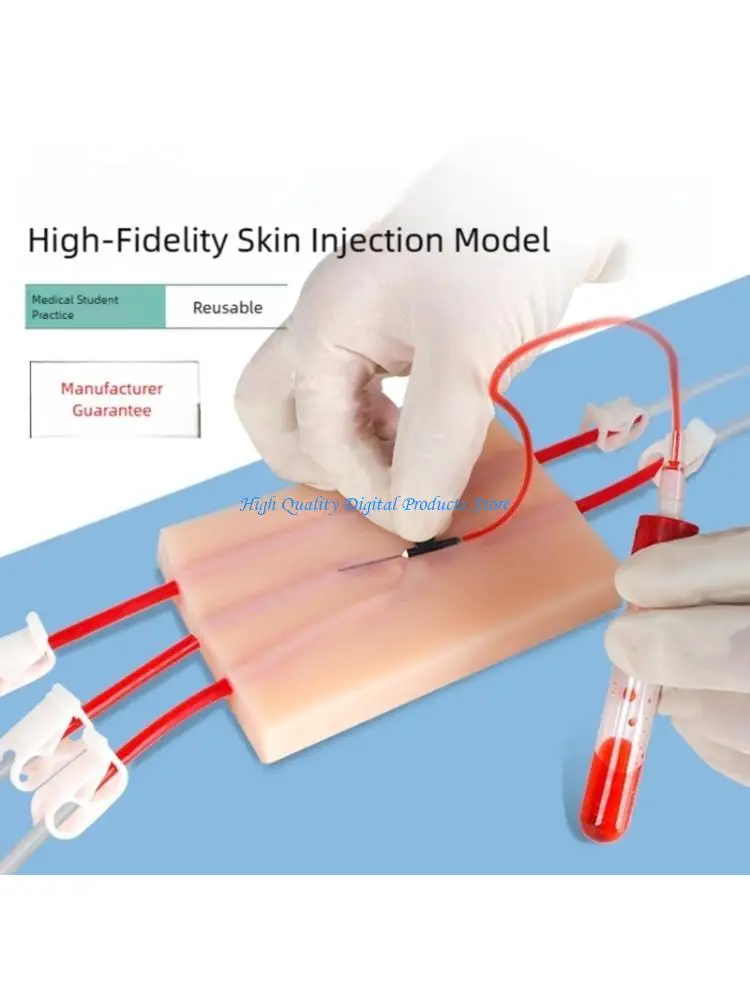 U2JE Injection Simulator Training Pad Silicone Human Skin Suture Training Model Set