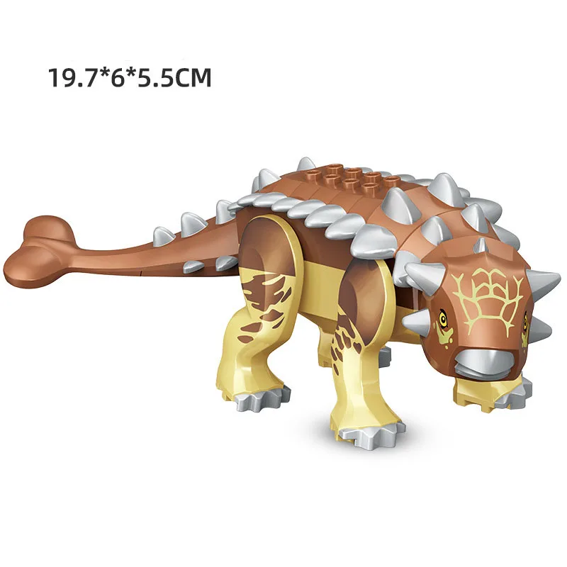 Jurassic Dino World Grote Dinosaurusfiguren Bouwstenen Velociraptor T-Rex Triceratops Indominus Rex Speelgoed voor Kinderen
