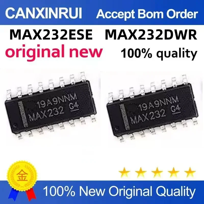 

(5-100 pieces) Brand new original MAX232CSE MAX232DWR thick and thin MAX232 SOP spot chip IC