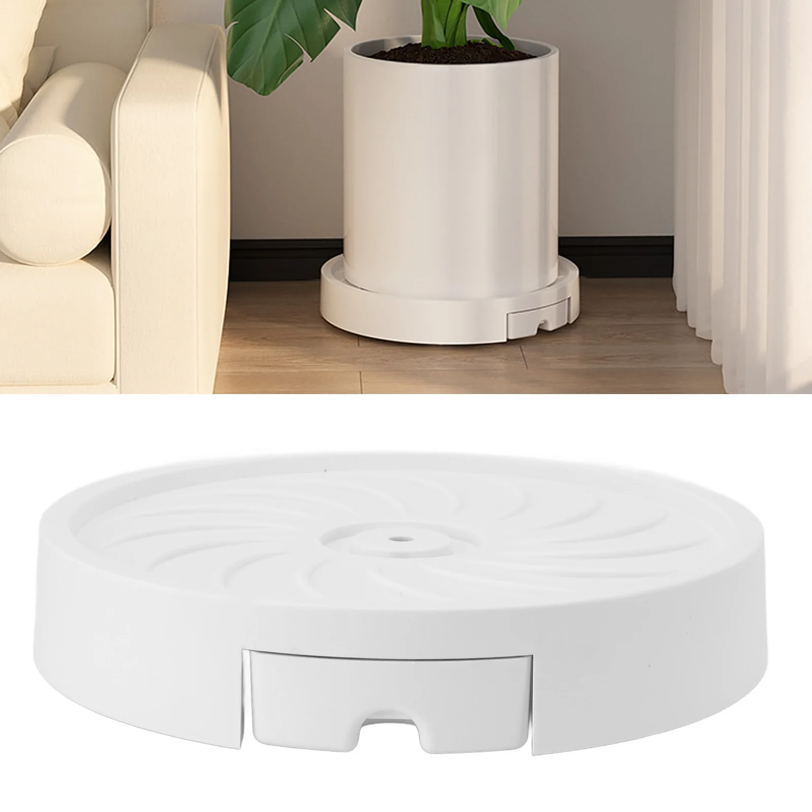 Rolling Plant Stand Wheeled Planter Stand 4 Wheels Strong Load Bearing Stylish Water Storage System Breathable for Flower Pot