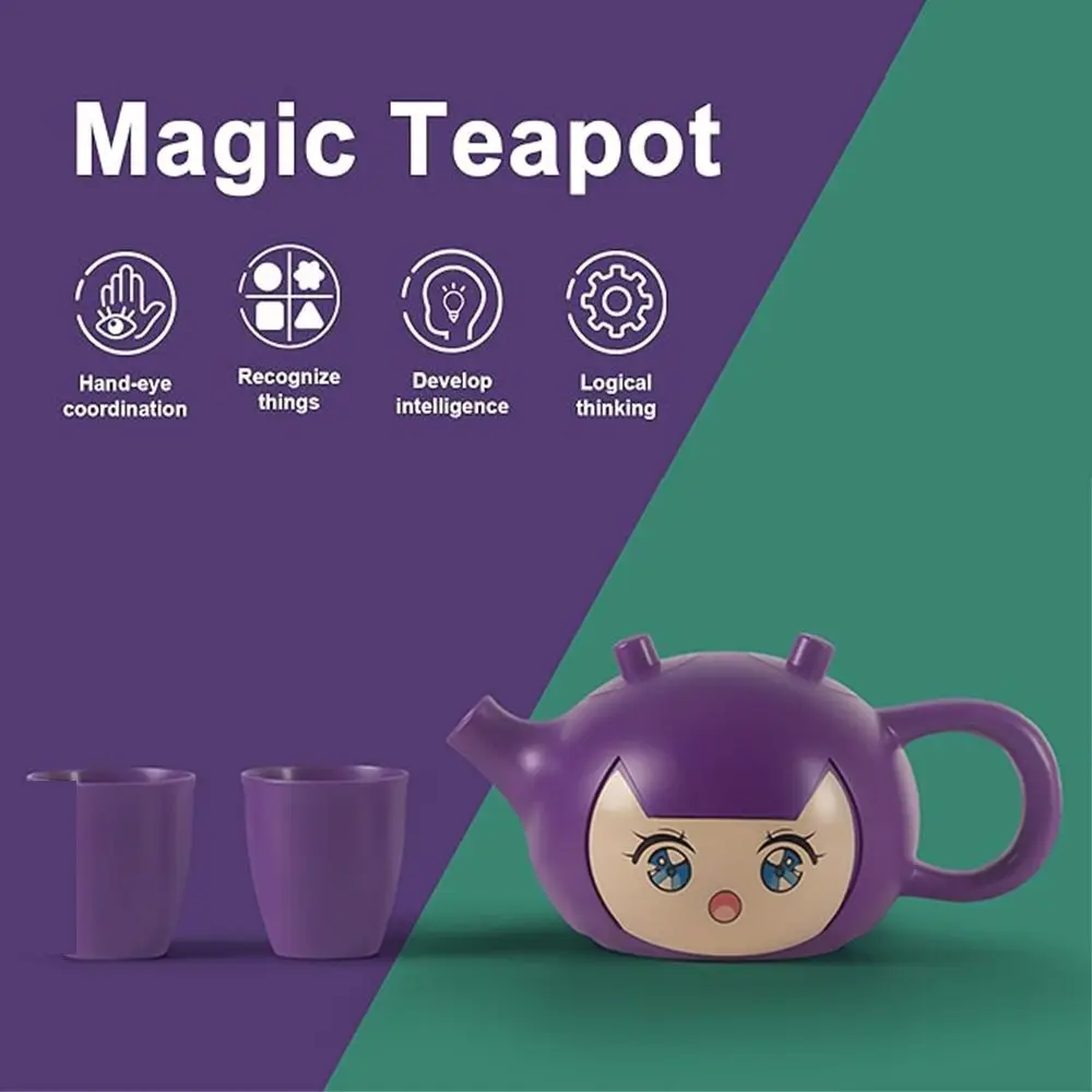 Creative Children's Magic Teapot Toy Funny Gadgets Simulation Magic Teapot Props Set Novelty Smooth Edges Innovative Tea Pot