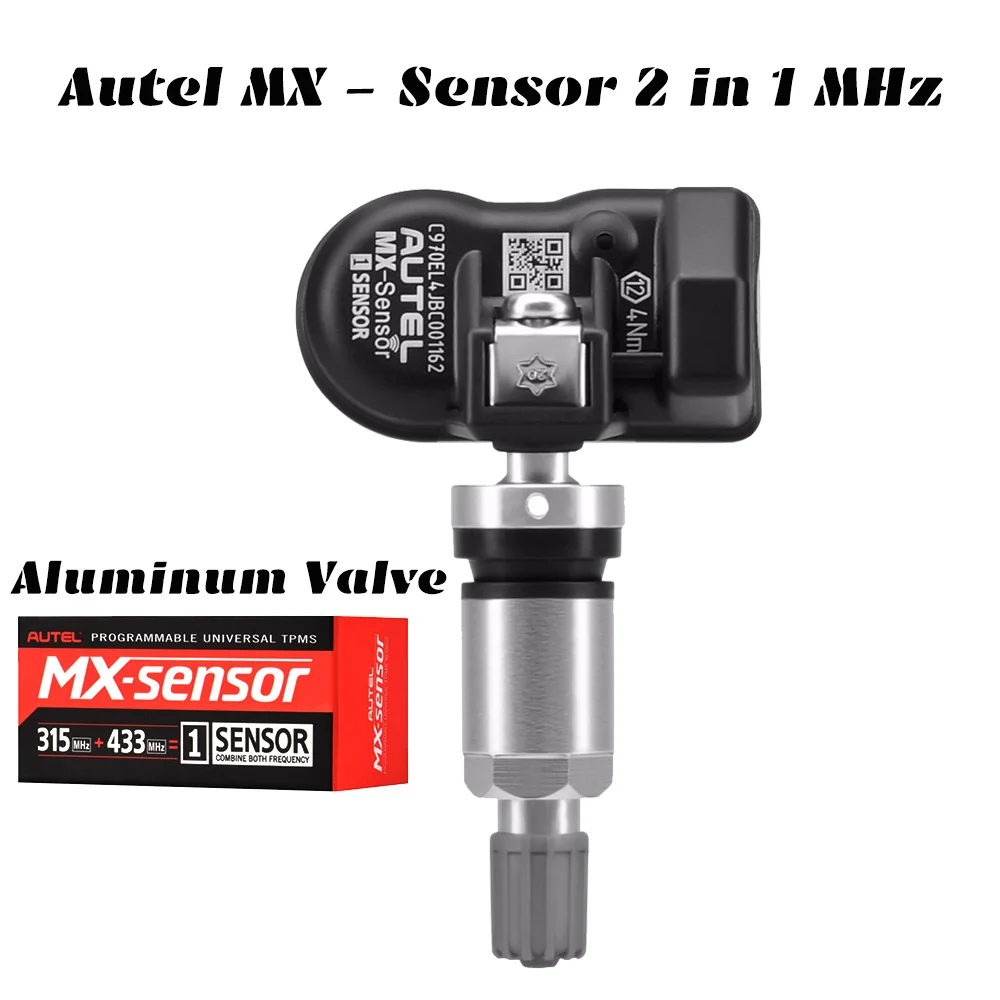 Autel TPMS MX-Sensor 2in1 315MHz 433MHz TPMS الاستشعار أدوات إصلاح الإطارات الماسح الضوئي مراقبة ضغط الإطارات أجهزة الاستشعار القابلة للبرمجة