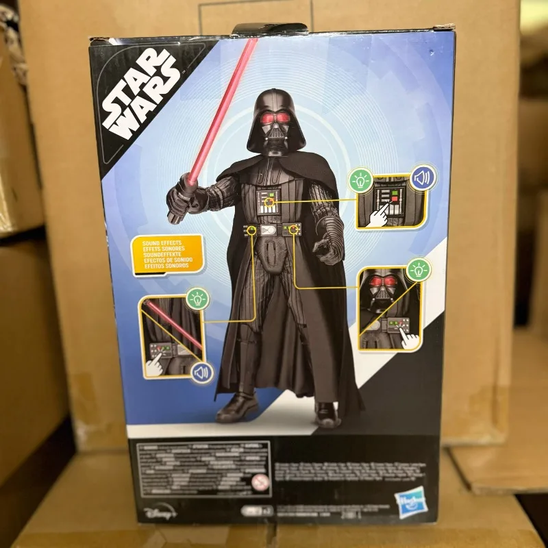 Hasbro Star Wars figura de acción eléctrica Darth Vader articulación movible sonido luz modelo juguete mano