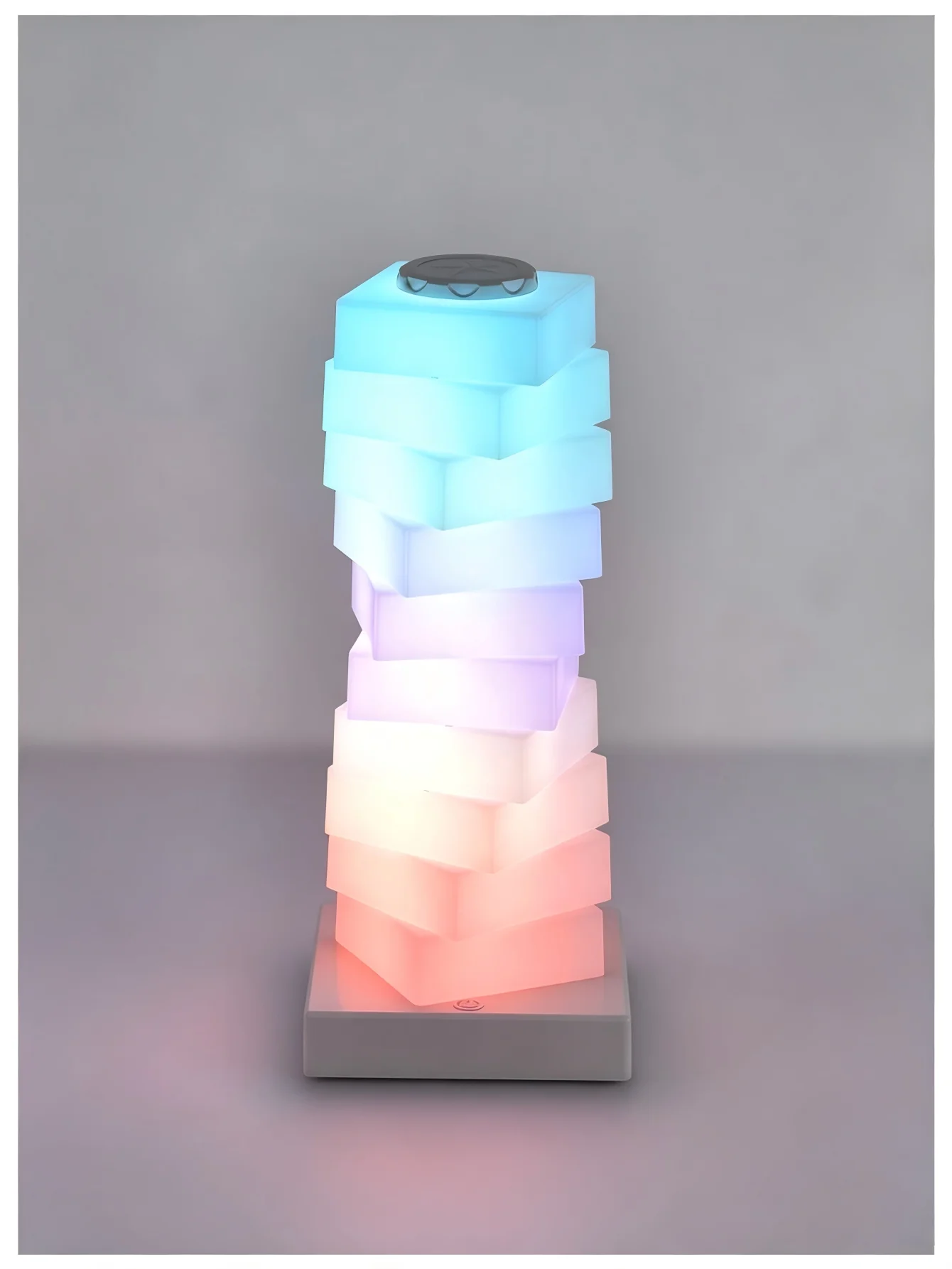 Dual Shape Stack Atmosphere Lamp Gourd/Block RGB Gradient Lighting Touch Switch USB Rechargeable Home & Gift Lamp