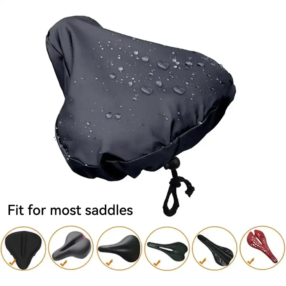 Funda impermeable para asiento de bicicleta, funda para cojín de asiento de bicicleta lavable, cojín protector Universal contra el polvo y la lluvia, accesorios para bicicleta