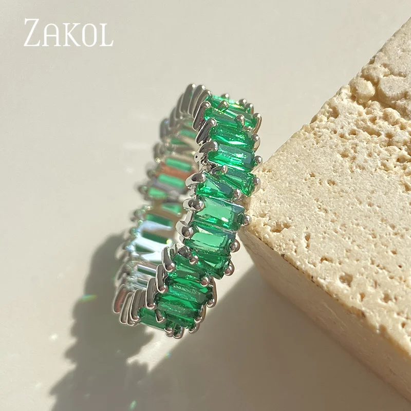 Women's Multicolor Cubic Zirconia Wedding Ring