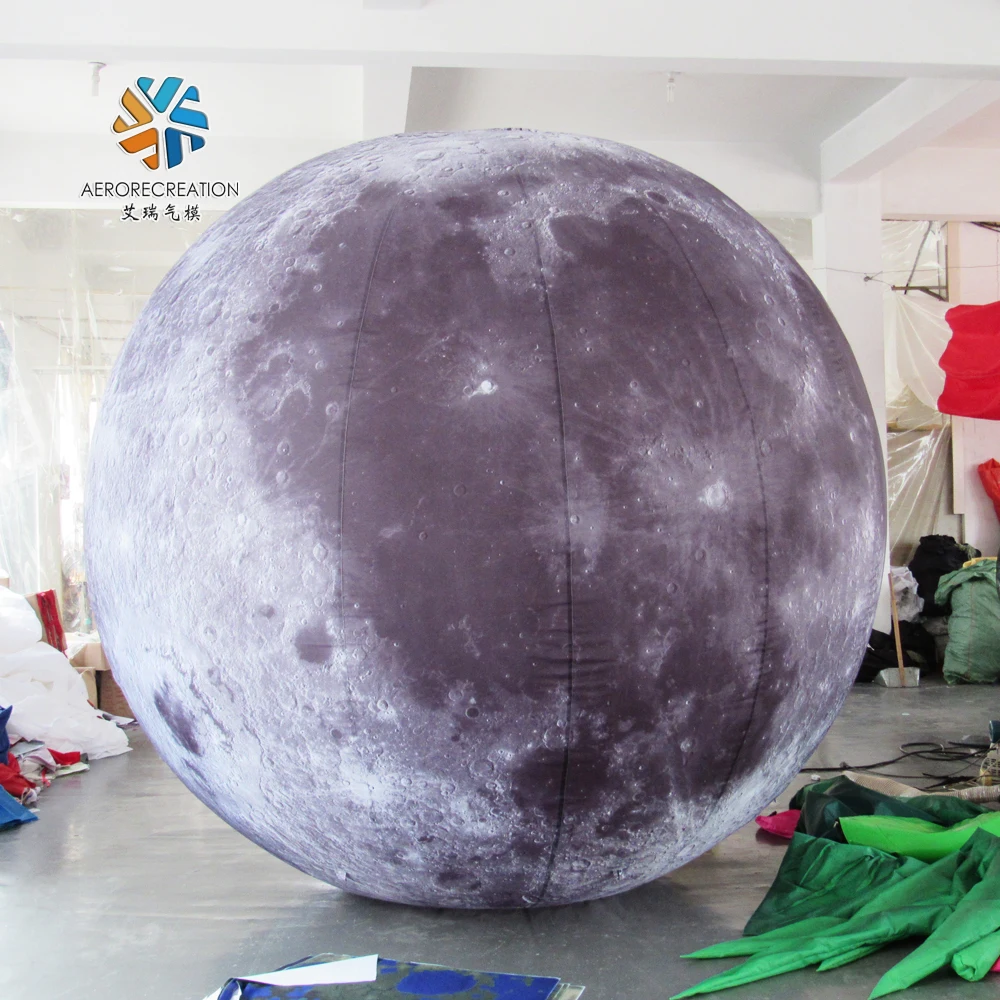 Customized Giant Inflatable Helium Balloon World Game Decoration Light Advertising Inflatable Helium Parade Floats Ball