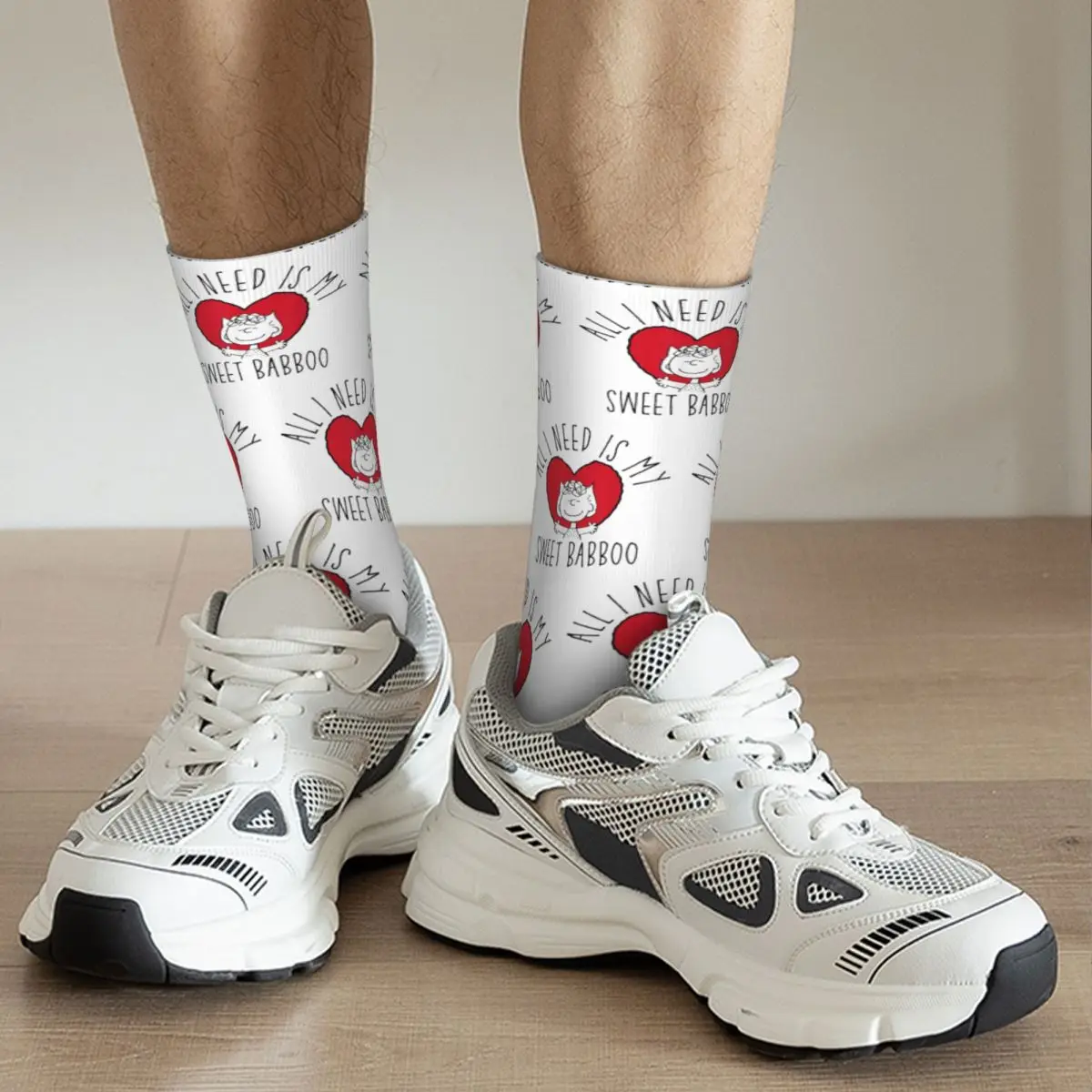 Harajuku Erdnüsse Sally meine süßen Babboo Snoopy Fußball Socken Polyester lange Socken für Unisex rutsch fest