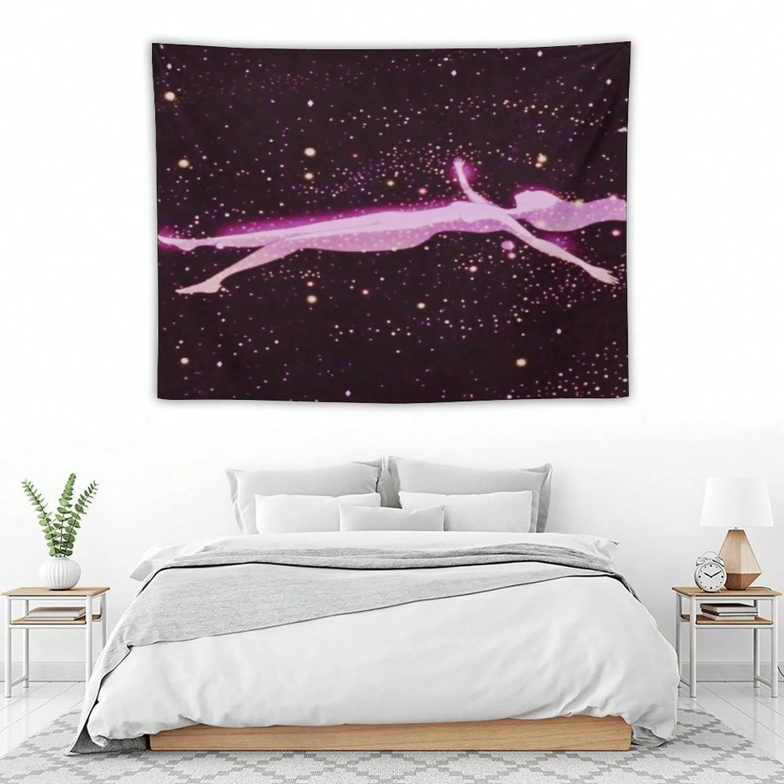 1pc Spiritual Aura Tapestry Glowing Body PsychedelicS Chakra Energy Cosmic Wall Hanging, Home Decor For Living Room Bedroom Dorm