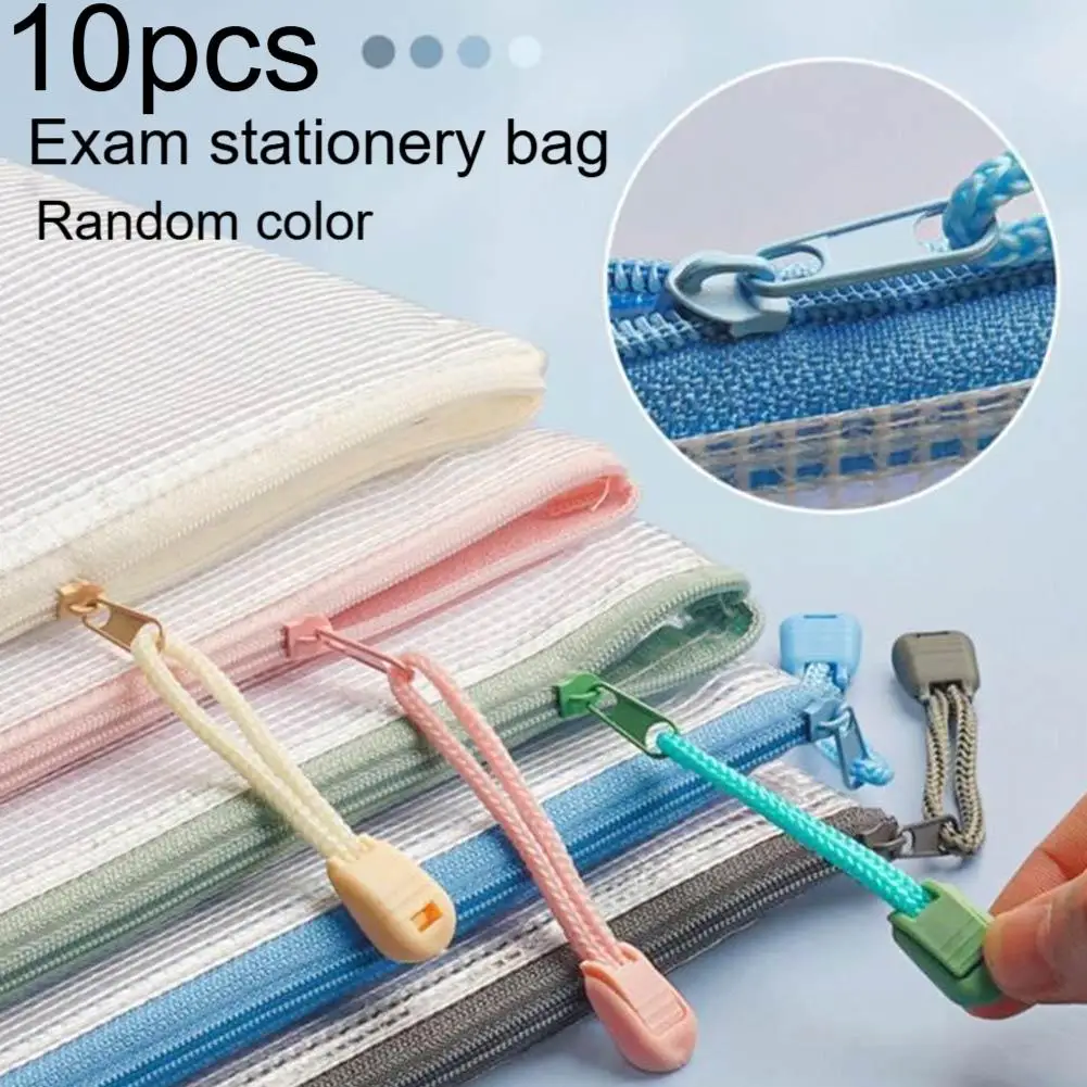 

Сумка для канцелярских принадлежностей для экзамена, водонепроницаемая, пластиковая, износостойкая, на молнии, сумка для правительных документов, утолщенная, размер А4, офисные студенческие принадлежности