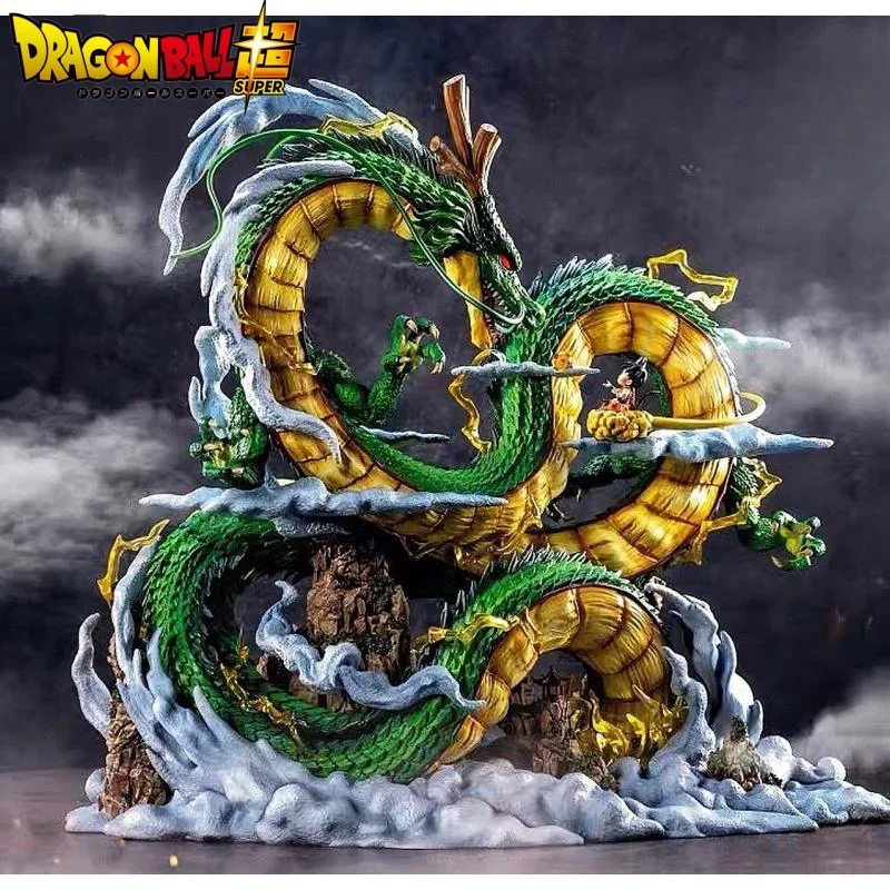 

22 см Драконий жемчуг Z Shenron And Son Goku Аниме фигурки Dbz искусственные украшения игрушки Git