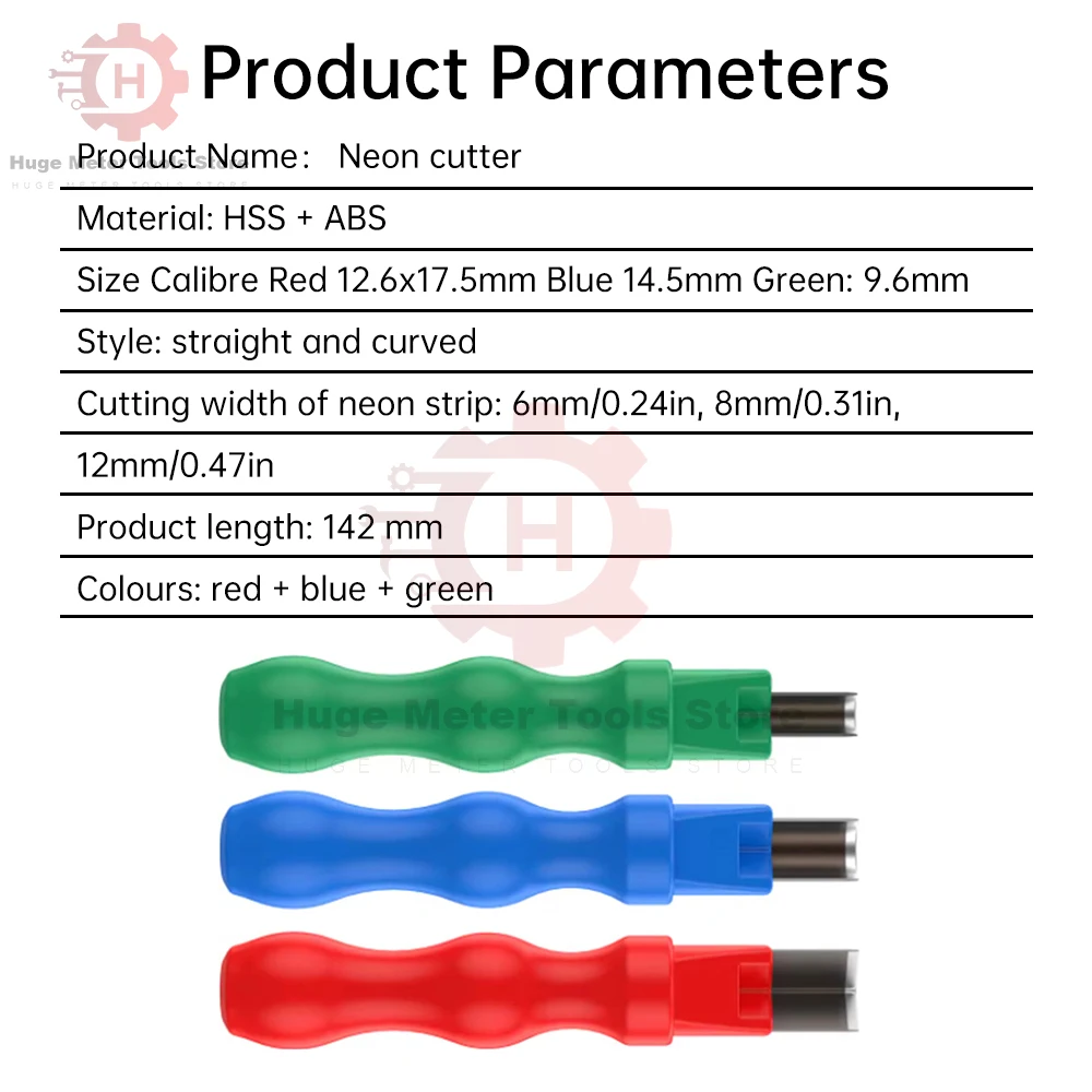 LED Neon Light Cutter Portable Cutting Neon Lamp Hand Tool Neon Strip Trimming Tool Neon Light Cutting Tool for Neon Light