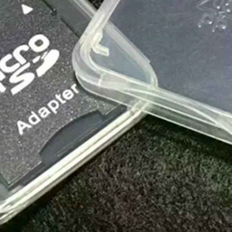 10pcs/lot Transparent SD Memory Card Case Holder Box Storage Boxes Memory Card Clear Plastic Case Holder Protector