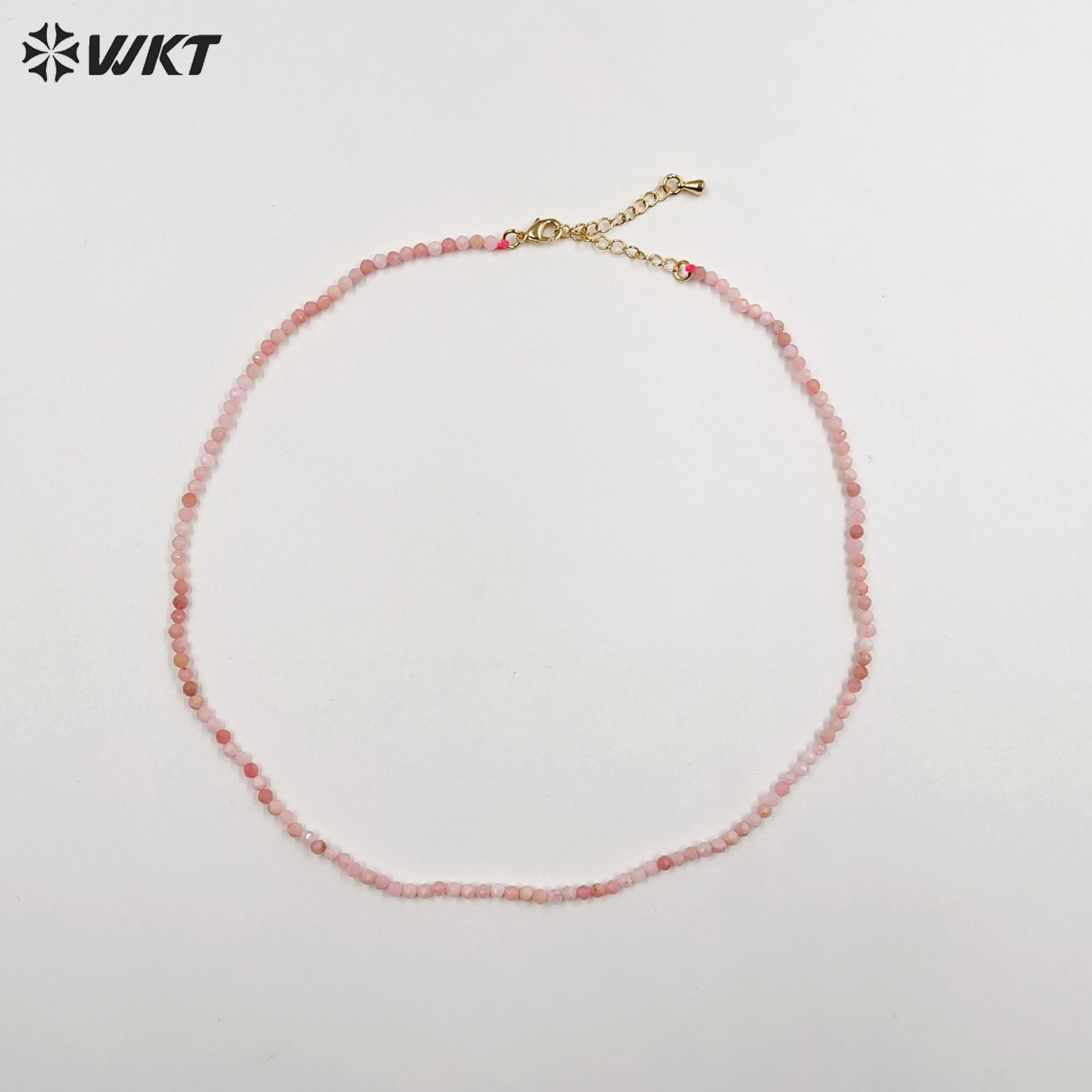 WT-N1437 New Arrival Sweet And Romantic Style For Girls With Skirt Decoration Is Made Of Muti-Color Beads Necklace Chain