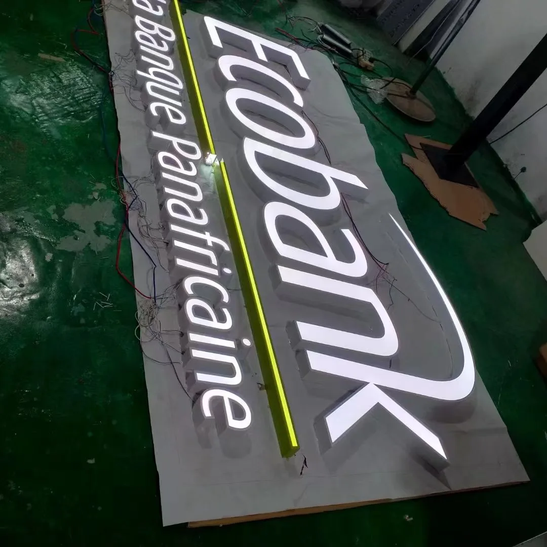 Outdoor Waterproof  resin Epoxy  led letters signs  Advertising light logos