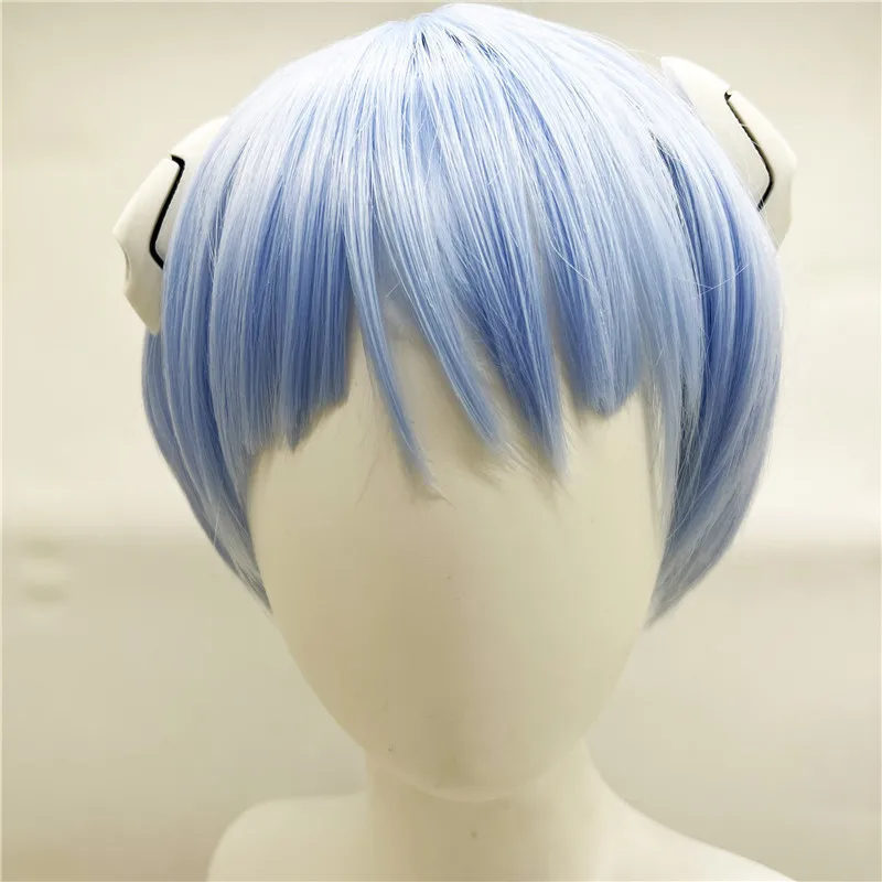 Estilo asuka langley soryu cosplay peruca de cabelo anime rei ayanami cosplay perucas para menina feminino resistente ao calor perucas sintéticas com peruca
