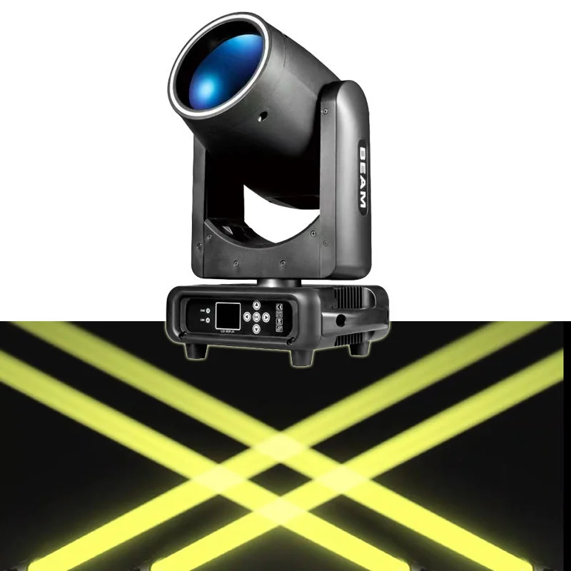 

Update Led Strip on Head Mini 230 Beam Moving Light High Bright Stage Lighting Pro DMX 512 Disco DJ Lamp