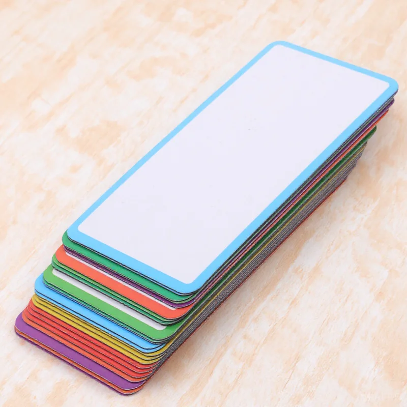 

24Pcs Magnetic Dry Erase Name Tags Reusable Labels for Whiteboards Refrigerators Classrooms Office Kitchen Dry Erase Labels