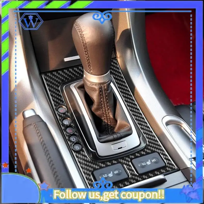 

M46K-центральная консоль, крышка панели шестерни, аксессуары для центральной консоли автомобиля, углеродное волокно для Acura TL 2009-2014