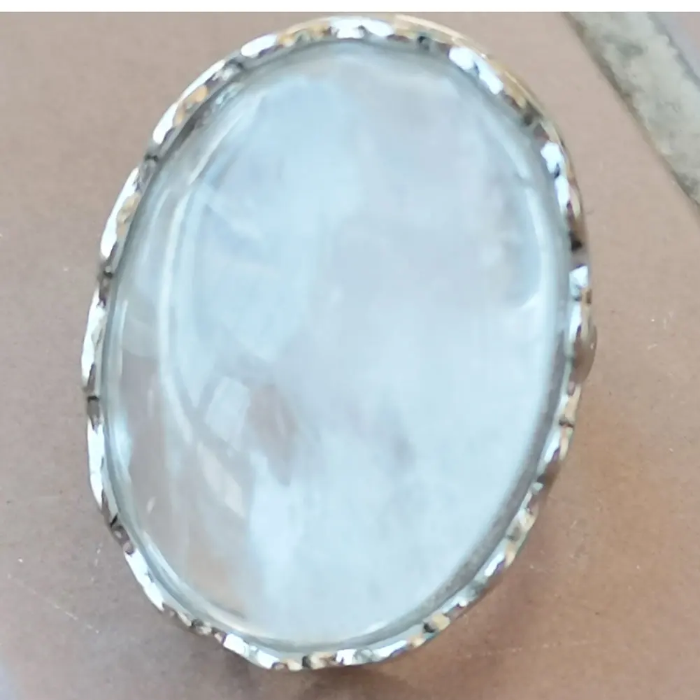 الملكيت البيضاوي النساء الرجال الفن حبة الدائري PWB987