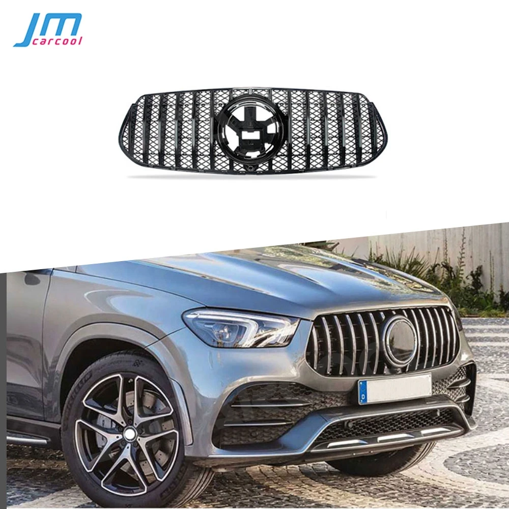 

ABS Material Front Grill For Mercedes Benz GLE Class W167 GLE350 GLE450 GLE53 AMG Sport SUV 2020 Auto Car Decoration