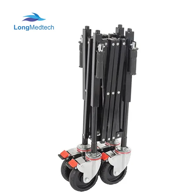 Church Coffin Trolly Steel Retractable Structure Length Adjustable Stretchers