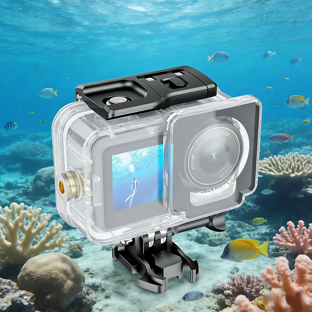SeaFrog plastic waterproof case compatible with DJI 456 waterproof depth of 40 meters expandable fill light handle bracket