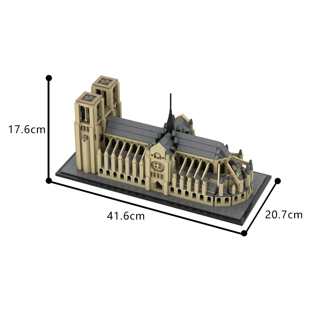 Gobricks MOC Basilica دي سانتا ماريا ديلا تحية الطوب نموذج بيازا سان ماركو تحية الكنيسة ألعاب مكعبات البناء هدية عيد الميلاد #4