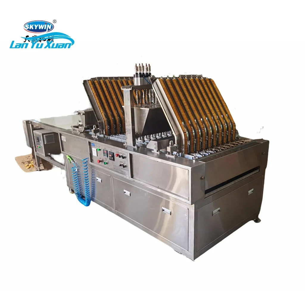 2023 Food & Beverage machinery Automatic Egg Tart Small Biscuit Making Machine for Filled Biscuit Making