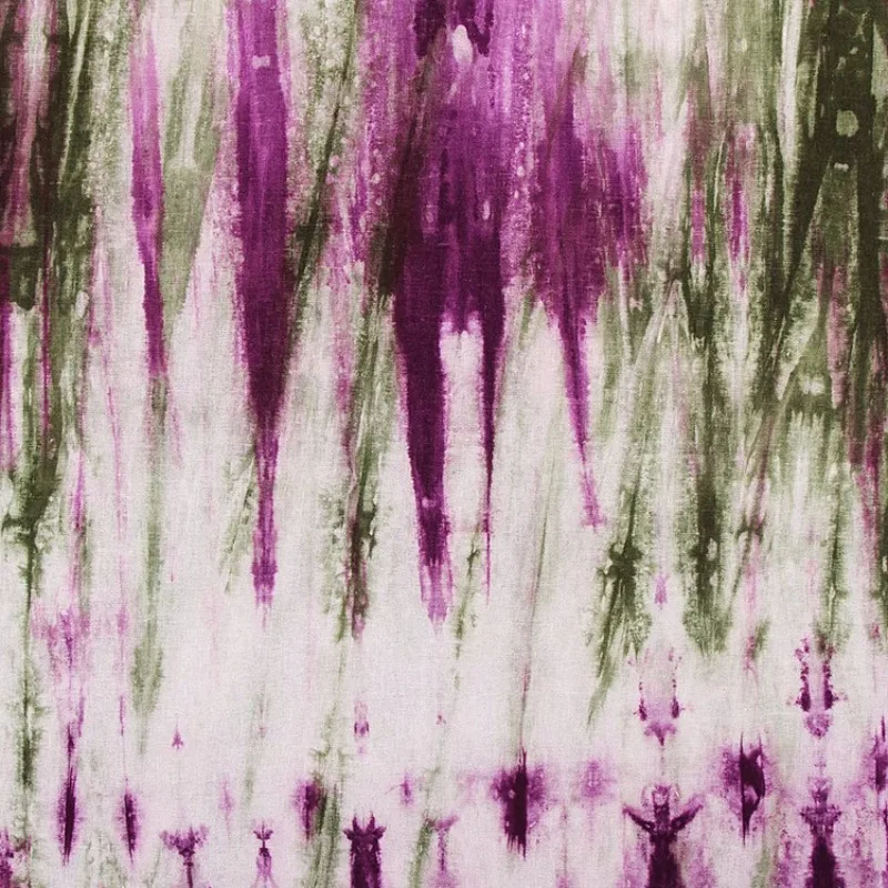 

Tie Dyed Cotton Linen Clothing Fabric for Making Pants Skirts High-end Summer Linen Thin Cloth Diy Sewing By Meter Material