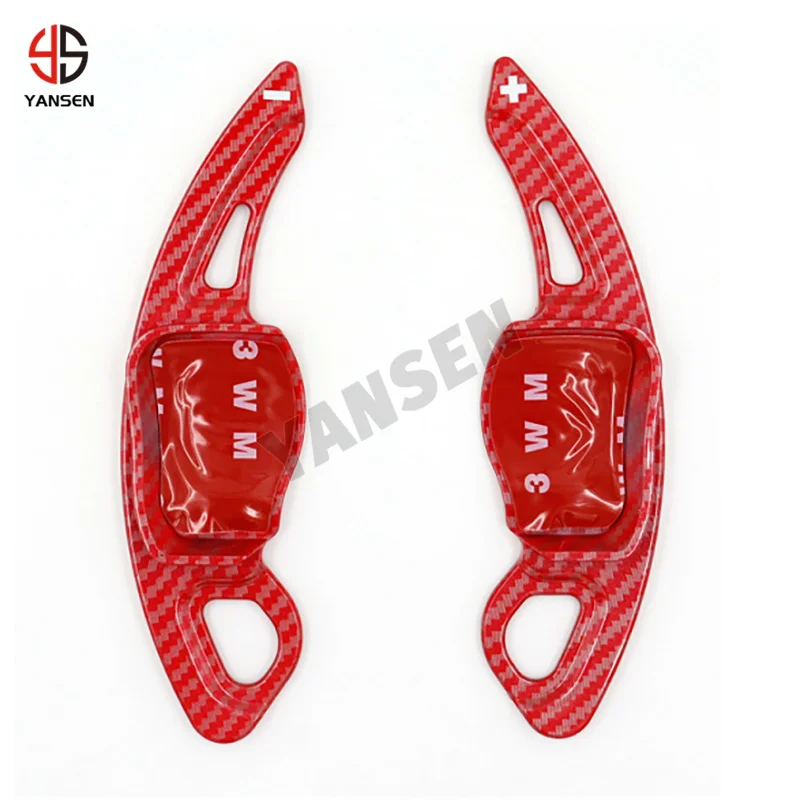 Extensión DSG de volante de fibra de carbono, paleta de cambio, extensor de engranaje, para VW golf 5, Golf6, Mk6, Jetta, GTI, R36, Scirocco, Polo