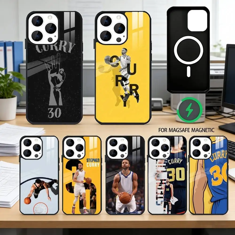 

Stephen-n C-Curry-y Phone Case For iPhone17,16,15,14,13,12,11 Plus,Pro Magnetic with Magsafe Wireless Charging