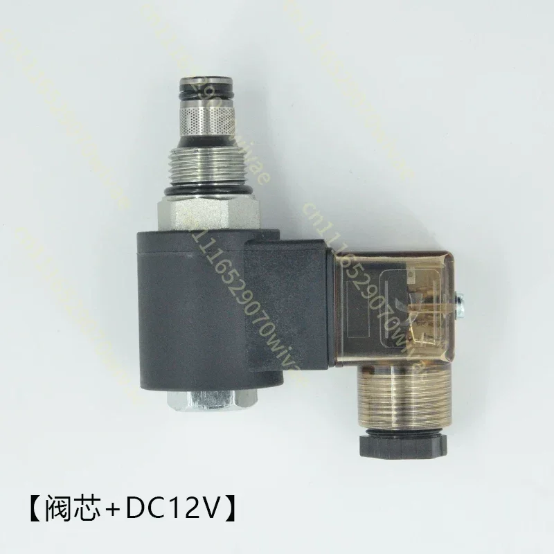 Hydraulic Threaded Cartridge Solenoid Valve 2-Position 2-Way Normally Closed DHF08-220H LSV08-2NCP-M DC12V/ DC24V/ AC220V 250bar