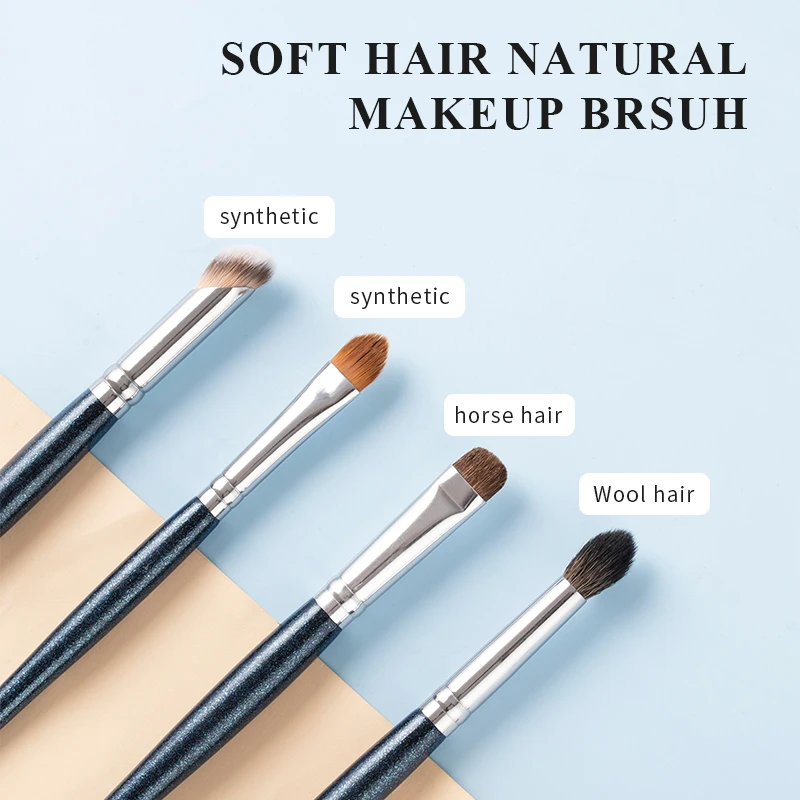 OVW Makeup Brushes Set Premium Natural goat hair brushes Powder Angled Concealer Blending Eyeshadow Eyebrow Brush Makeup