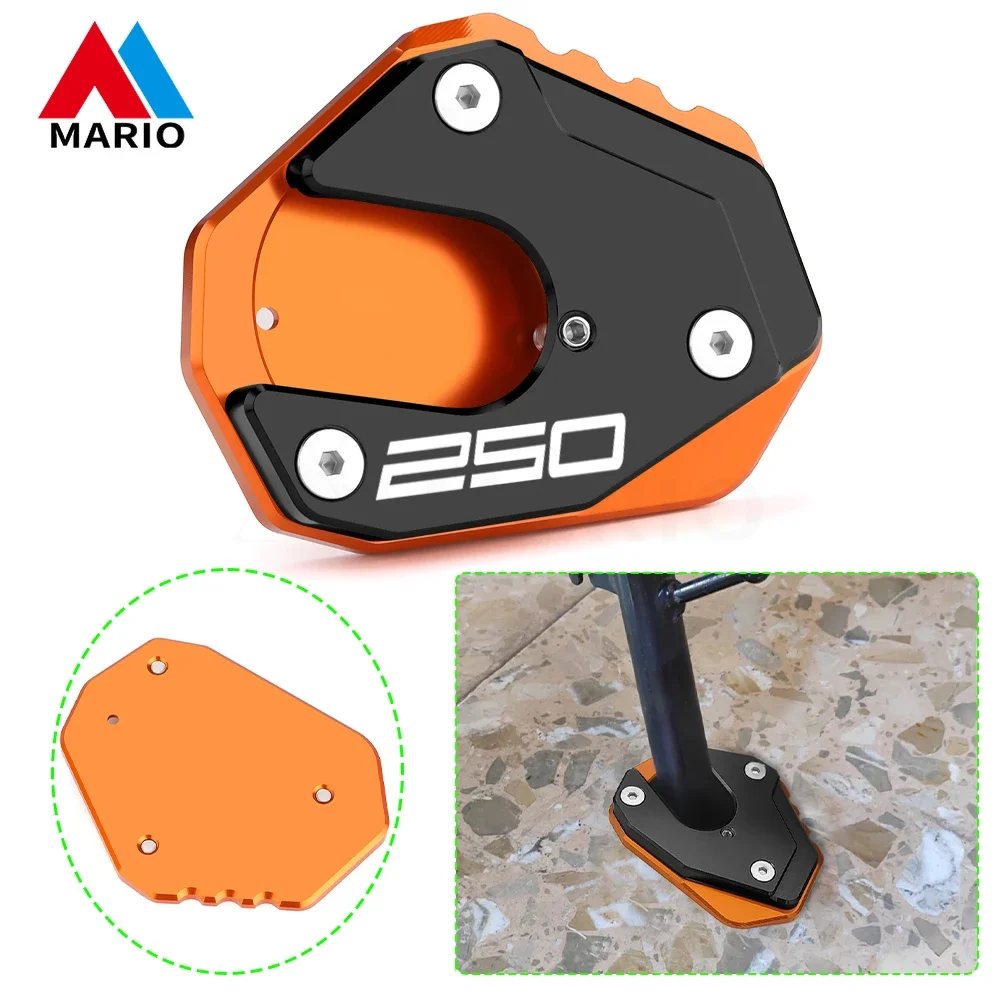 

For KTM DUKE 250 duke 250 2016-2023 2022 2021 2020 2019 2018 Motorcycle Accessories Kickstand Side Stand Extension Enlarger Pad