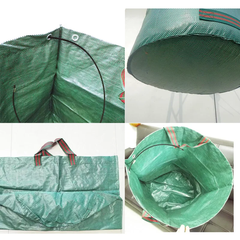 Garden Waste Storage Bags pot leaf Weeds Grass collect Organic Tools Compost Pots plastic Planter home Gardening grow supplies